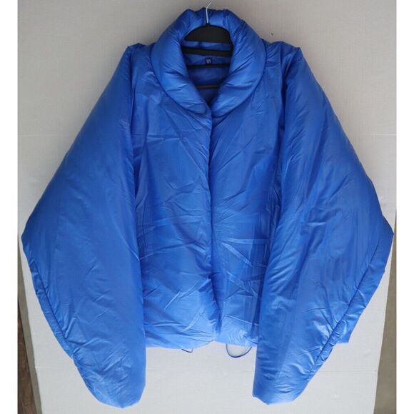 Yeezy x Gap 792033-00 Men's Sz Large Blue Oversized Round Puffer Jacket - Picture 7 of 11